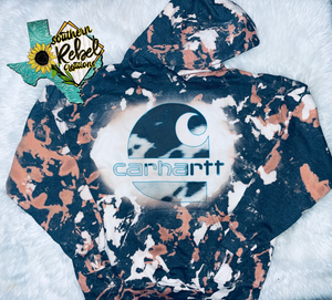 Carhartt bleached discount hoodie