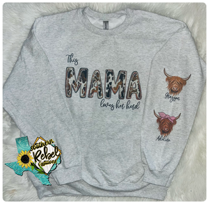 This Mama loves her herd Sweatshirt