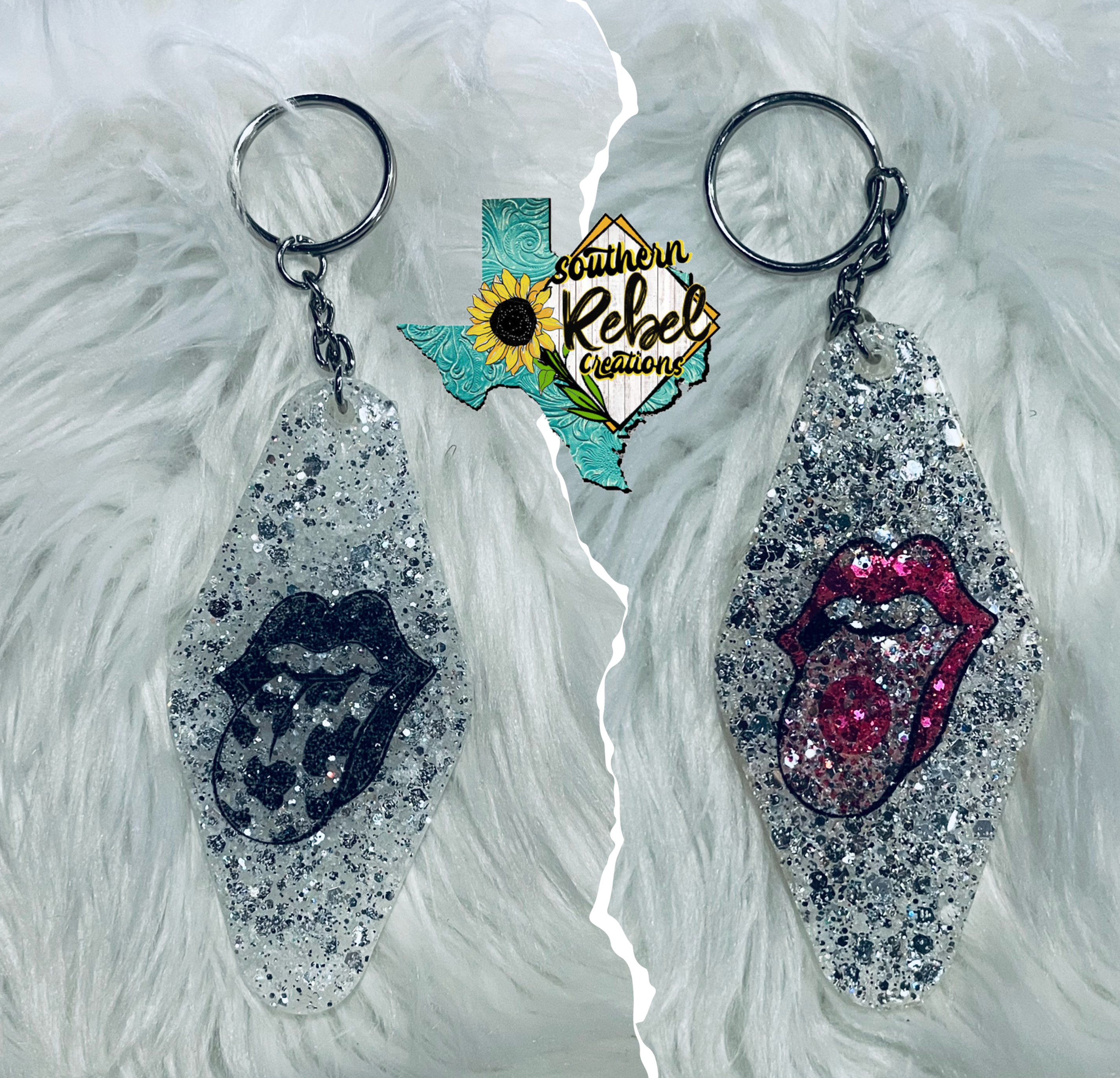 Tongue Keychains